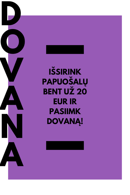 paauksuoti papuošalai moterims - dovana