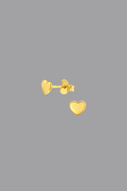 925 SIDABRINIAI STUDS | HEARTS