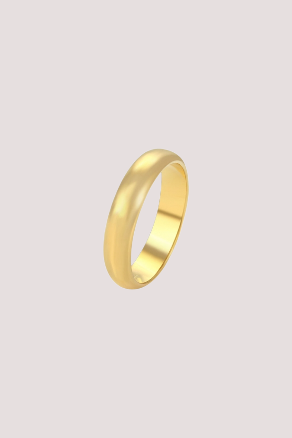 women gold plated stacking ring waterproof jewelry gift idea 