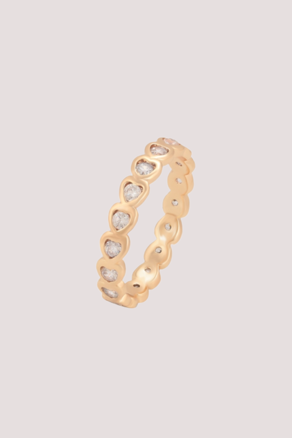 gold plated waterproof women ring jewelry gift idea