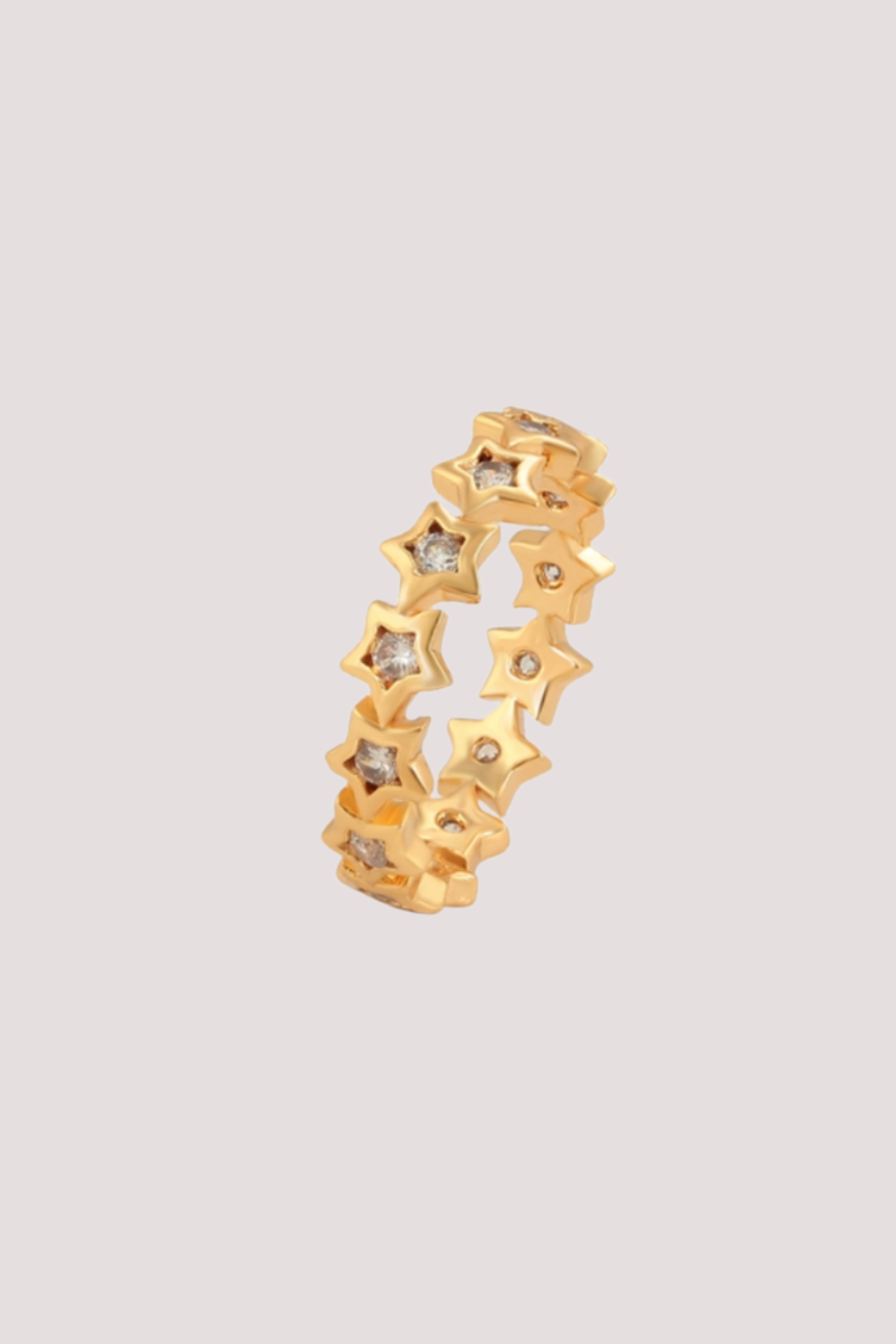 gold plated waterproof women ring jewelry gift idea