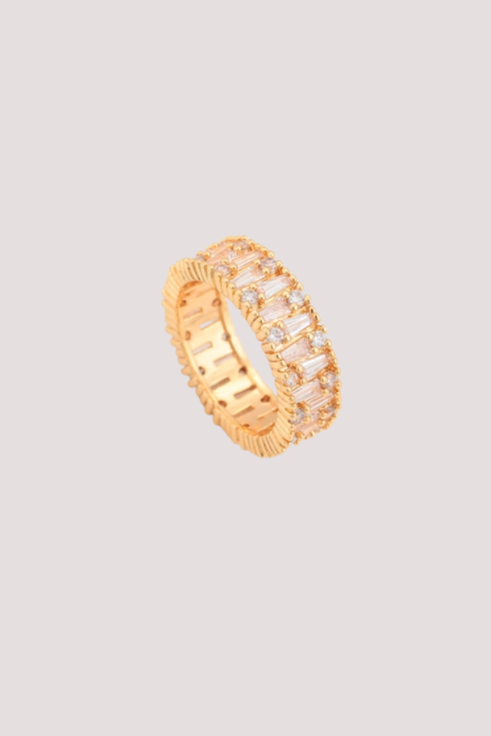 gold plated waterproof women ring jewelry gift idea