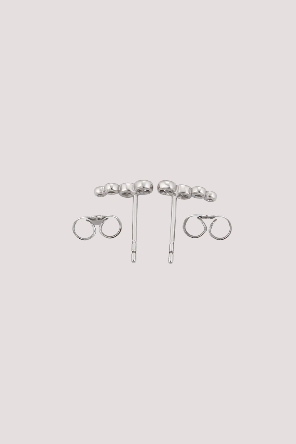 waterproof silver mini stud earring for stacking